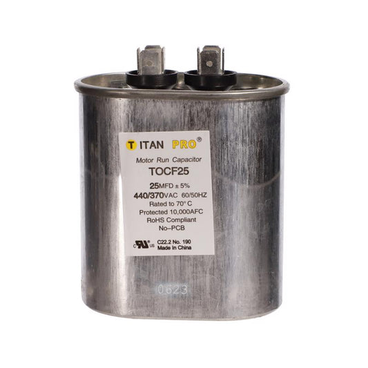 OVAL RUN CAPACTR 25MFD