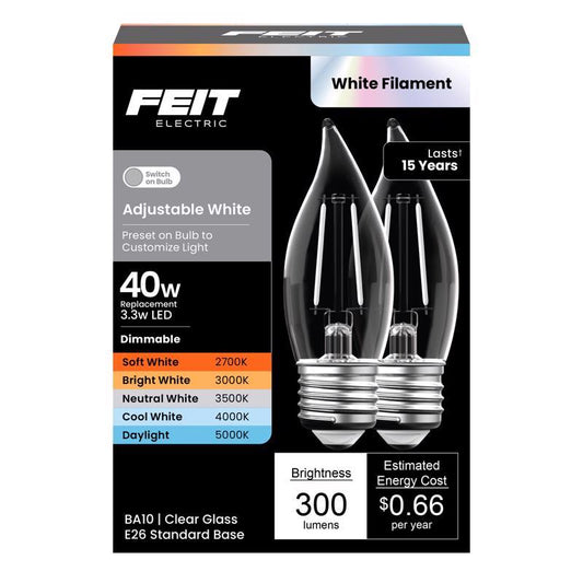 LED BULB BA10 E26 3.3W