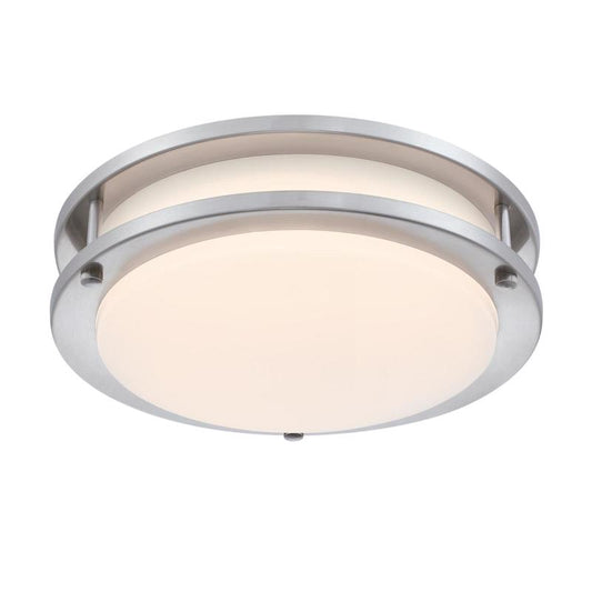CEIL LIGHT BR NCKL 11"W