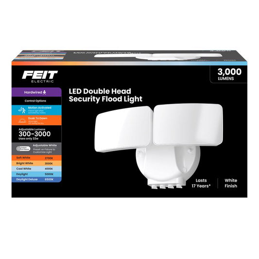 SECURITY LIGHT 3000L WHT