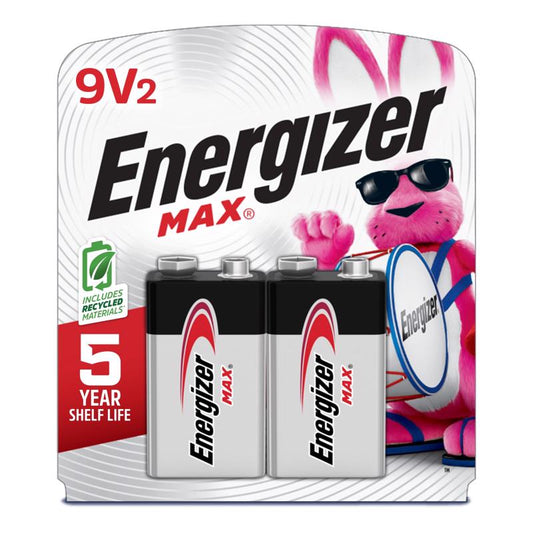 BATTERY 9V ENERG 2PK