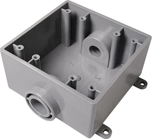 OUTLET BOX N/OW 2G SQ PV