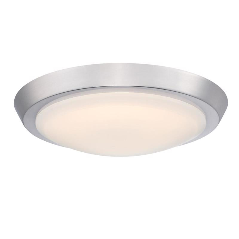 CEIL LIGHT BR NCKL 11"W