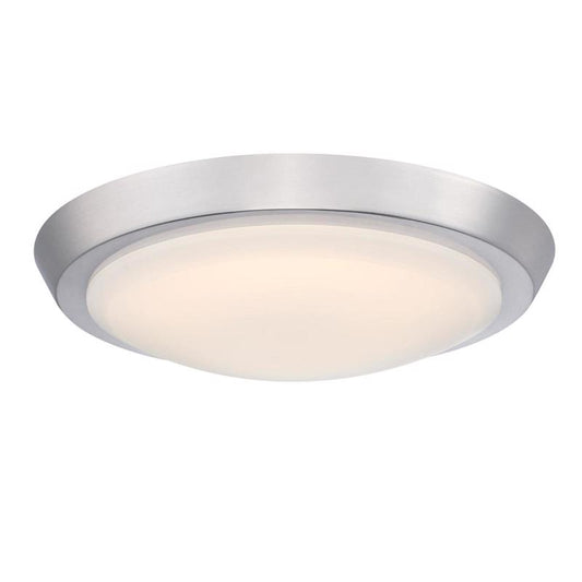CEIL LIGHT BR NCKL 11"W