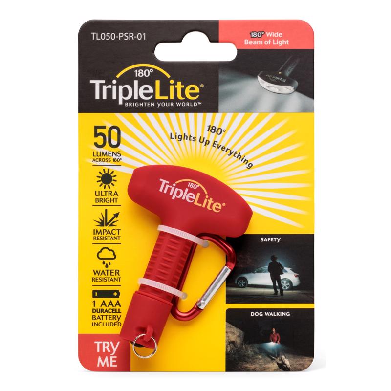 FLASHLIGHT 50L RED AAA