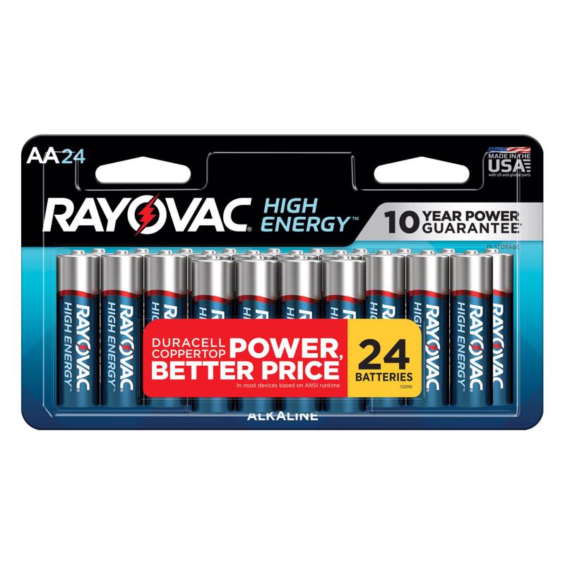 BATTERY AA RAYO 24PK