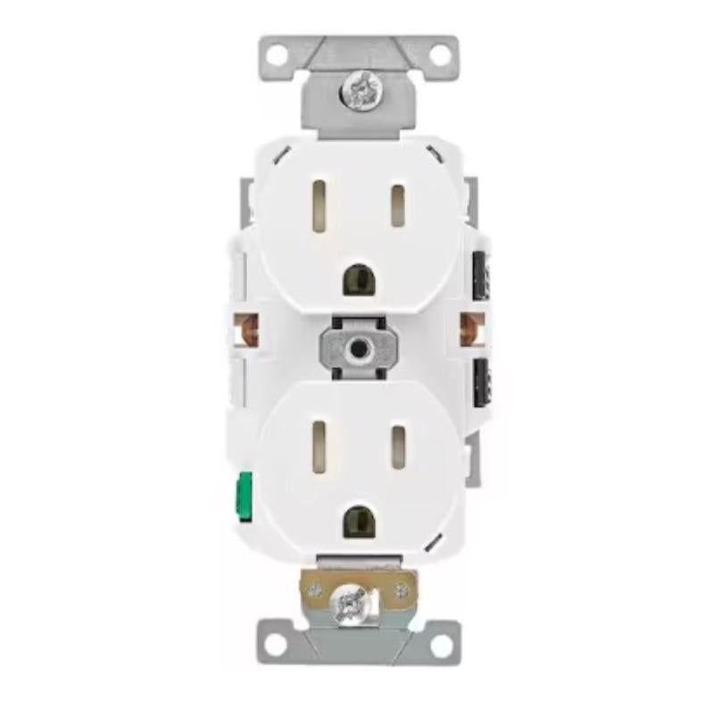 OUTLET  15A WHT