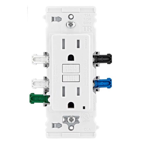 GFCI OUTLET  15A WHT
