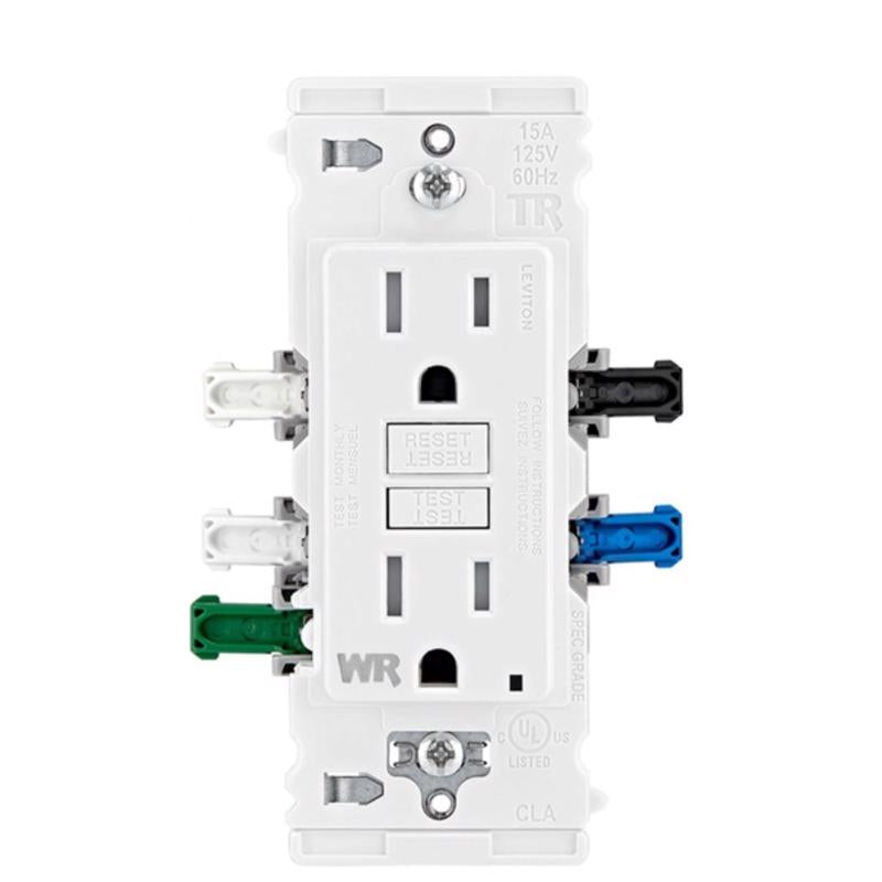 WTHR RES GFCI OUTLET 15A
