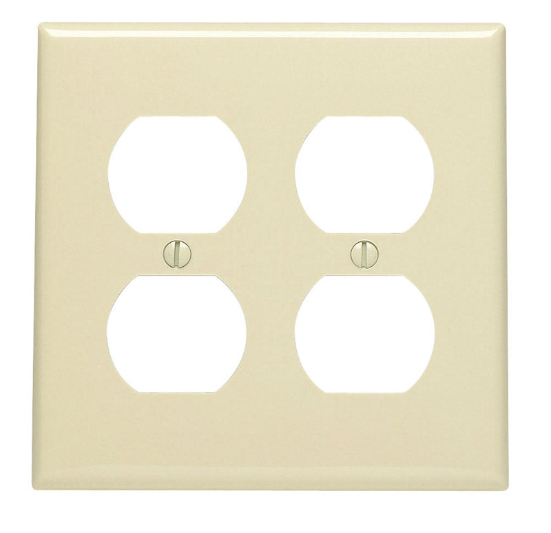 WALL PLATE 2G IVRY DUP