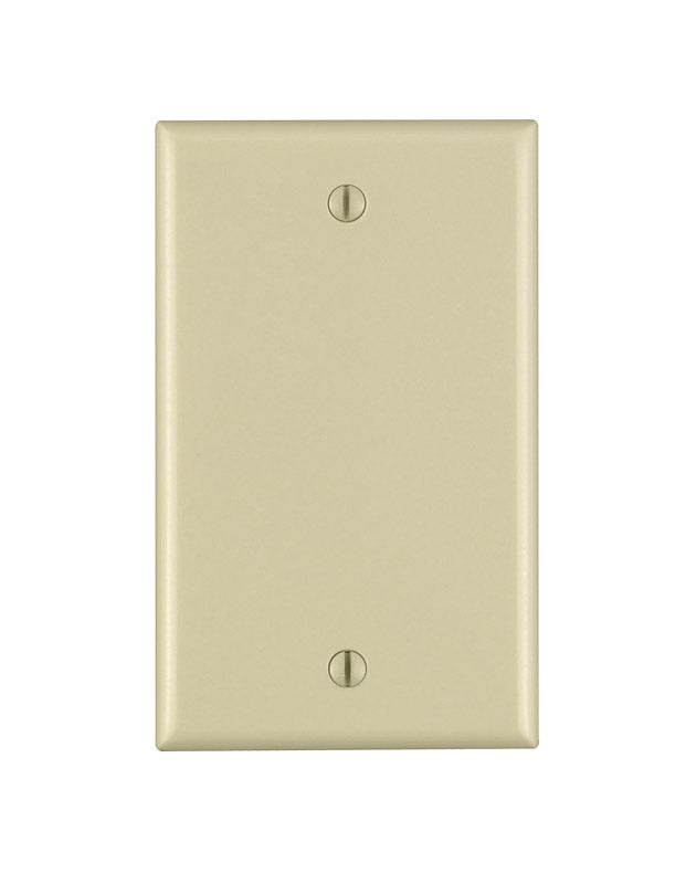 WALL PLATE 1G IVRY BLNK