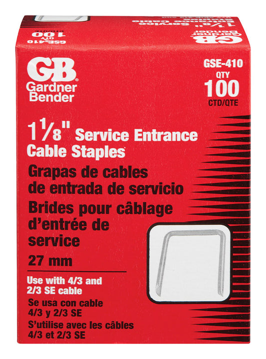 STAPLE 1-1/8" GRY 100PK