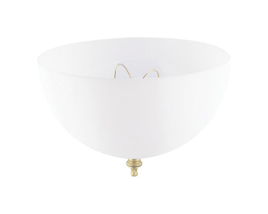 LAMP SHADE DOME WHT