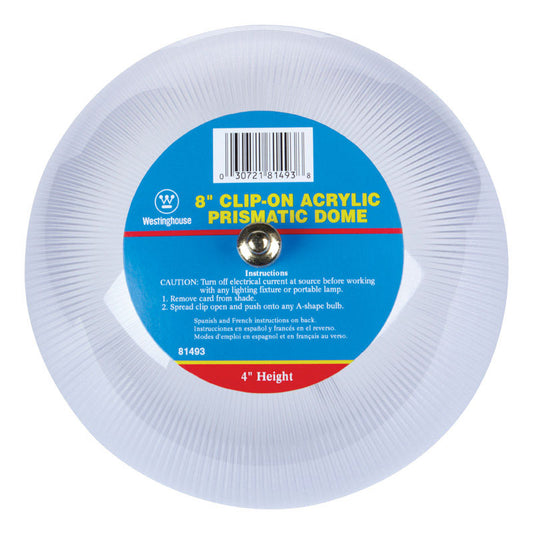 LAMP SHADE DOME CLR