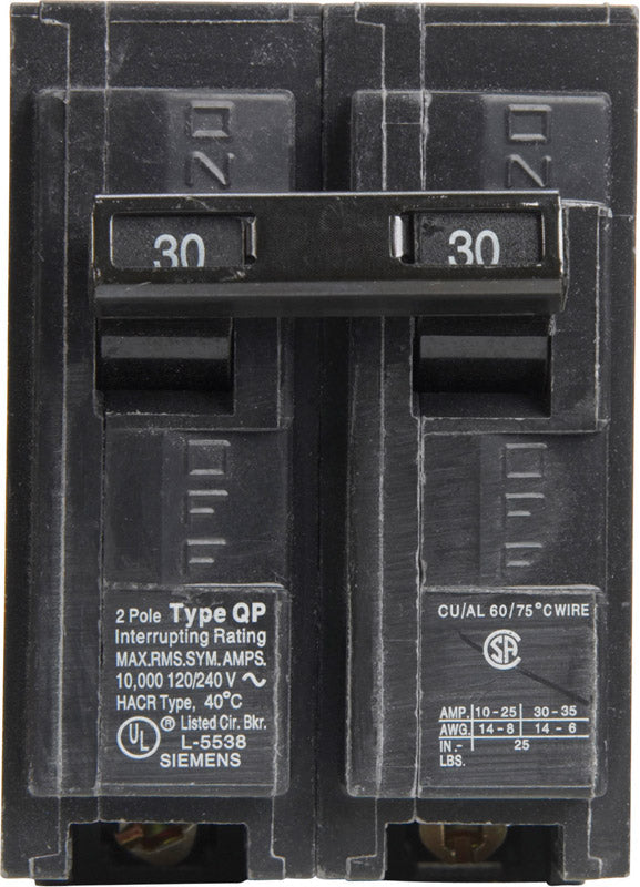CIRCUIT BRKR 30A 2P STND