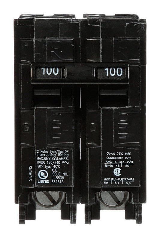CIRCUIT BRKR 100A 2P STN