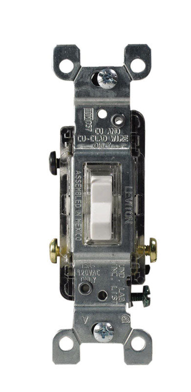 SWITCH TOGGLE 15A WHT