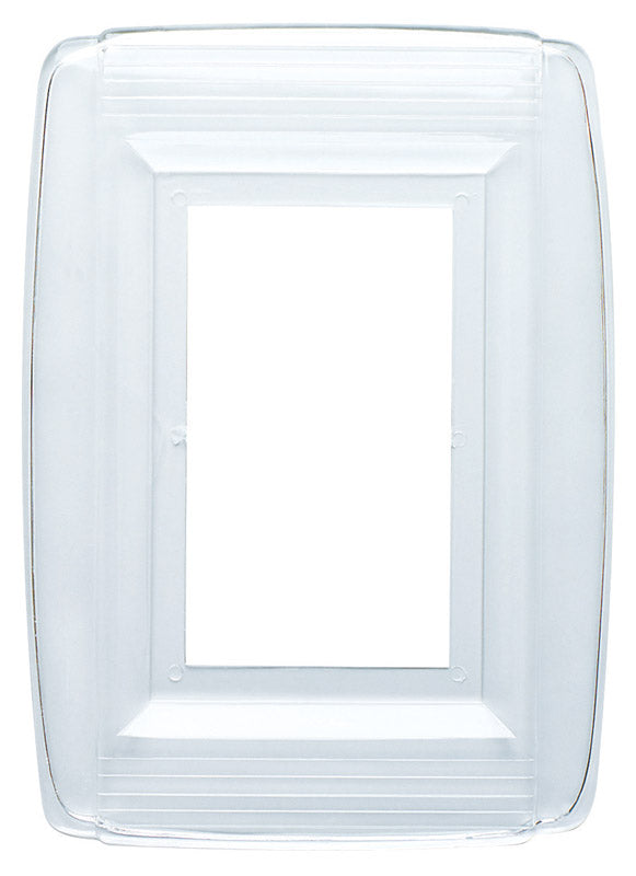 WALL PLATE 1G CLR