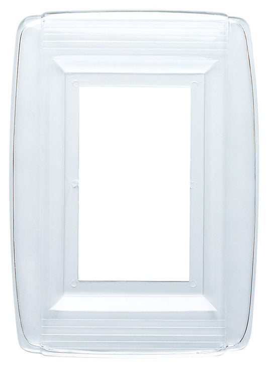 WALL PLATE 1G CLR