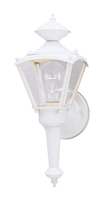 WALL LANTERN WHT