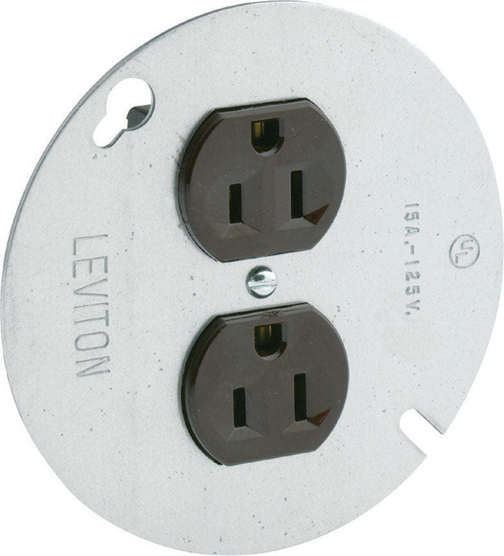 OUTLET  15A BRWN