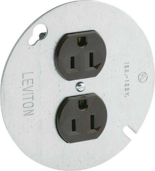 OUTLET  15A BRWN