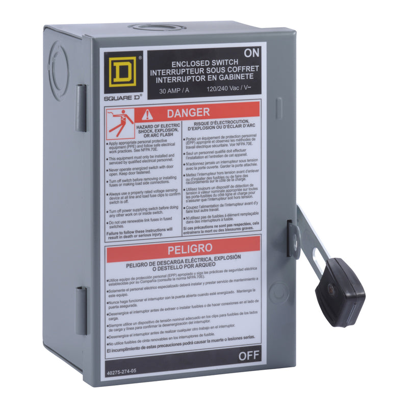 FUSE SAFTY SWITCH 30A 2P