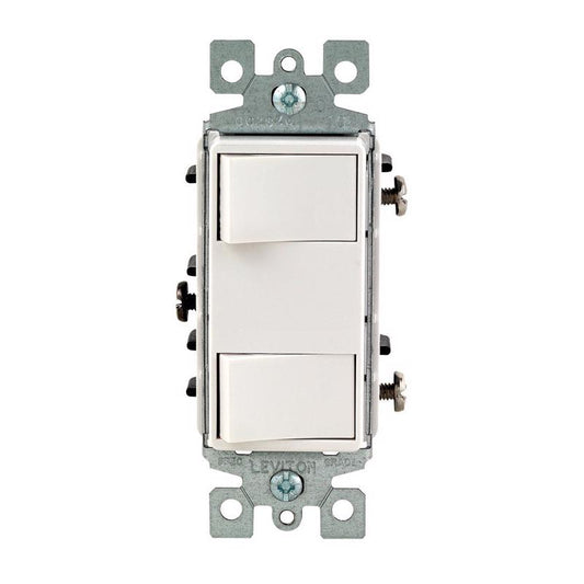 SWITCH ROCKER 15A WHT