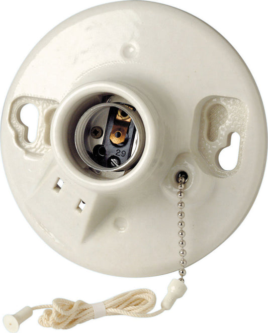 PULL CHAIN SOCKET W/OUTL