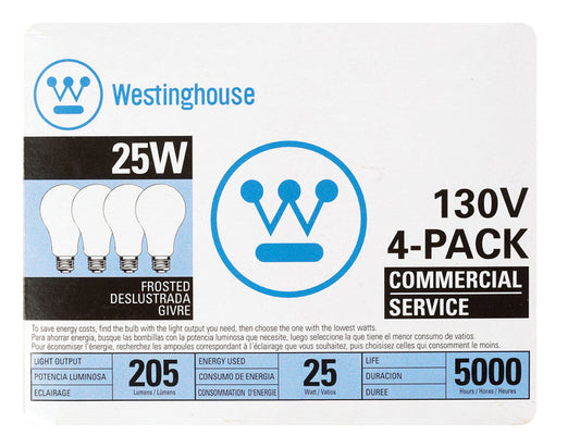 INCAND BULB 25W E26