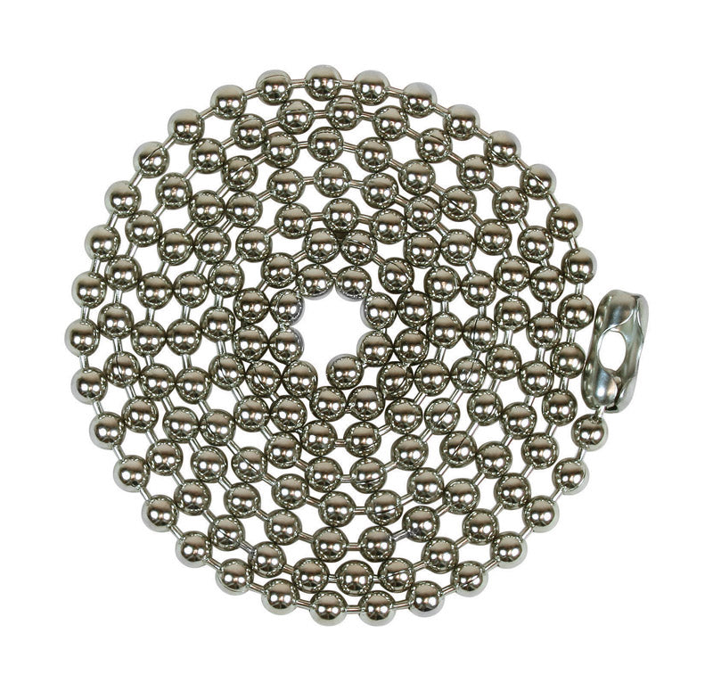 BEADED CHAIN 36" NICKEL