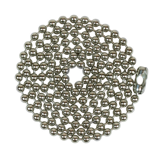 BEADED CHAIN 36" NICKEL