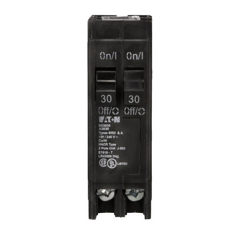 Eaton 30/30 amps Tandem 2-Pole Circuit Breaker
