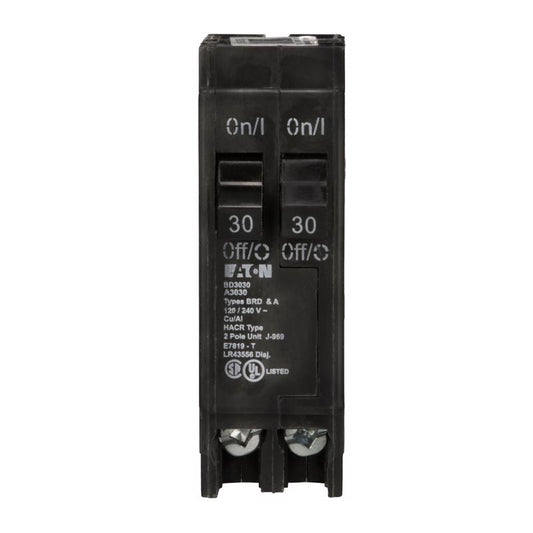 Eaton 30/30 amps Tandem 2-Pole Circuit Breaker