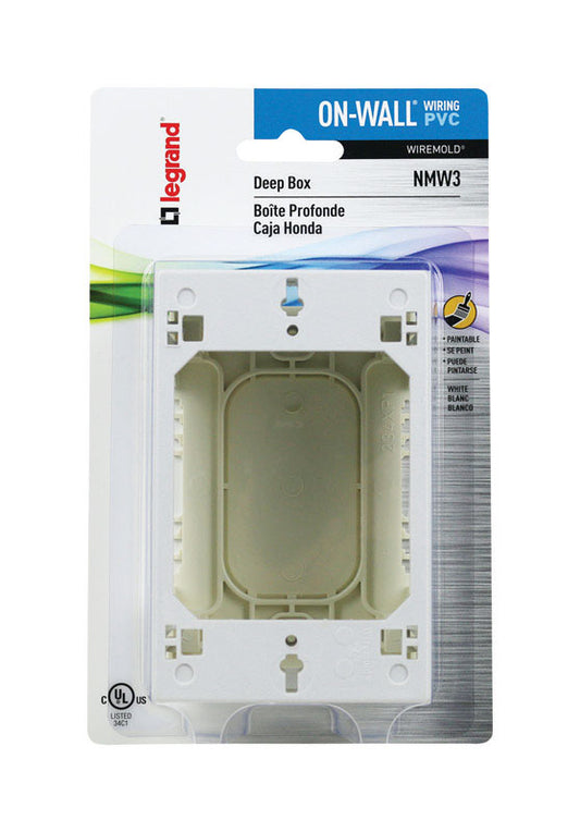 OUTLET BOX 2G RECT PVC