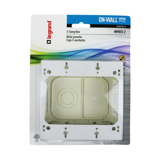 OUTLET BOX N/OW 2G RECT