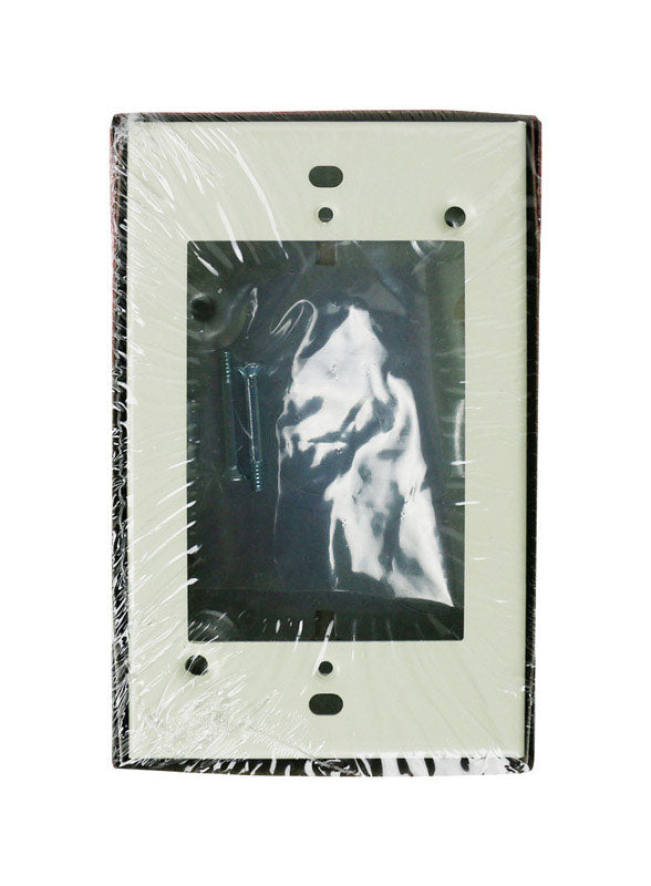 OUTLET BOX 1G RECT STL