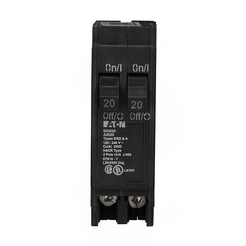 Eaton 20/20 amps Tandem 2-Pole Circuit Breaker