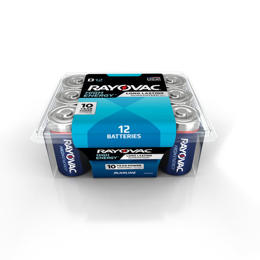 BATTERY D RAYO 12PK