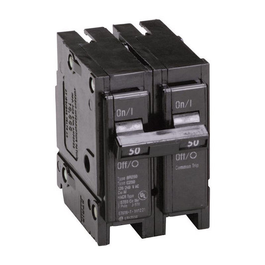 Eaton 50 amps Plug In 2-Pole Circuit Breaker