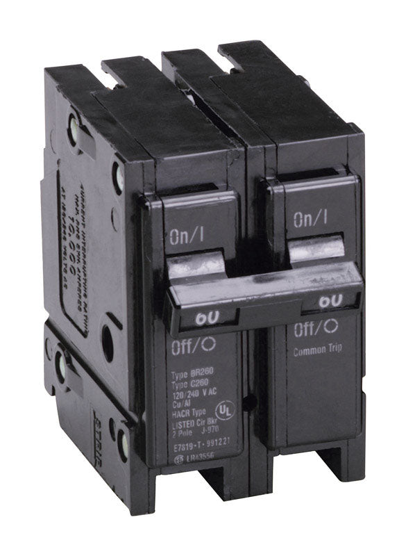 Eaton 60 amps Plug In 2-Pole Circuit Breaker
