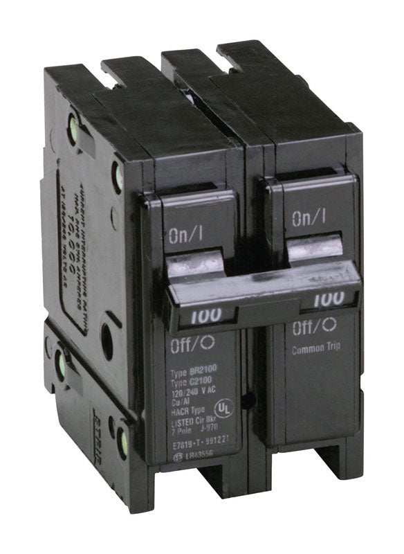 Eaton 100 amps Plug In 2-Pole Circuit Breaker
