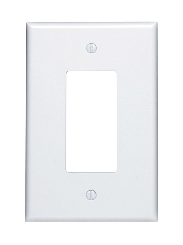 WALL PLATE 1G WHT DECOR