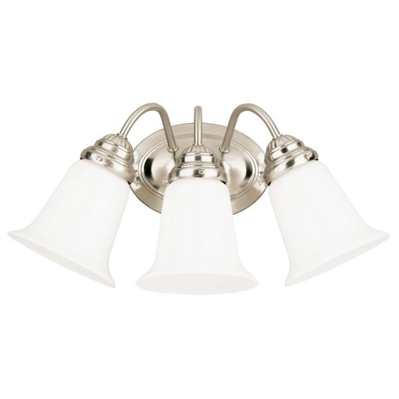 WALL SCONCE BR NCKL 3LT