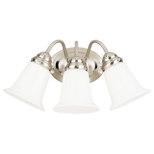 WALL SCONCE BR NCKL 3LT