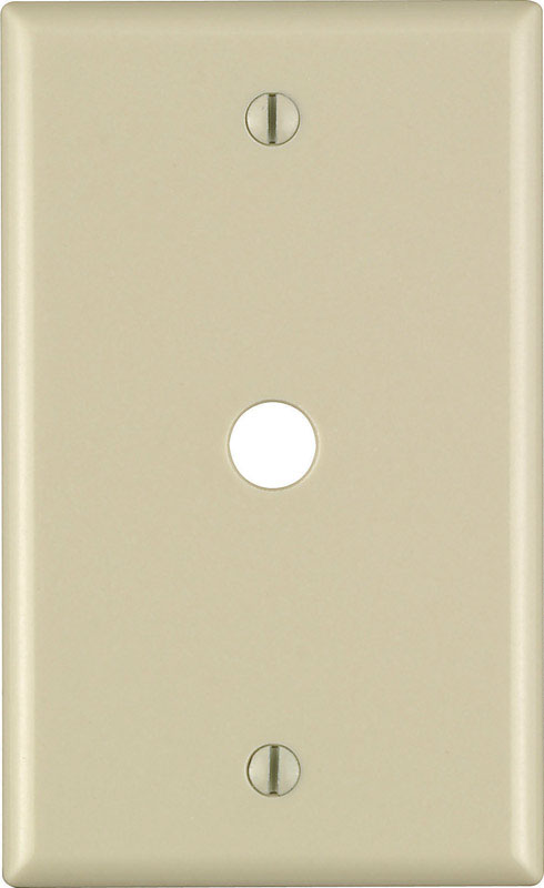 WALL PLATE 1G IVRY CABLE