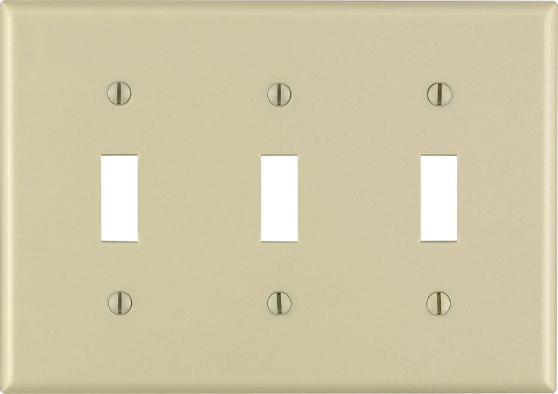 WALL PLATE 3G IVRY TOGGL