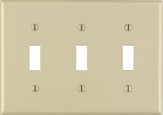 WALL PLATE 3G IVRY TOGGL