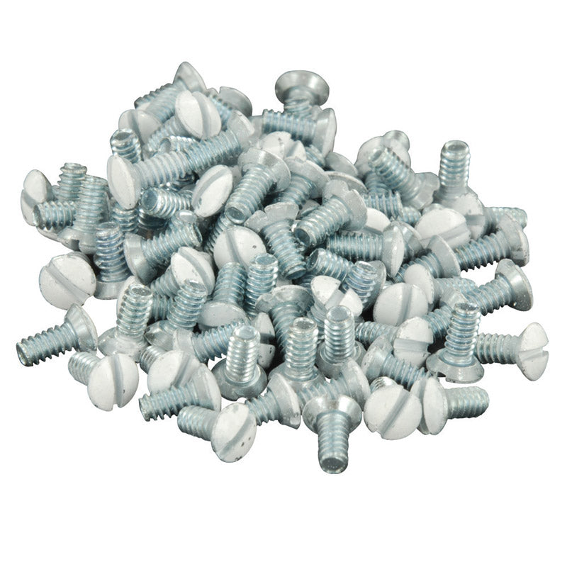 WALL PLATE SCREWS WHT