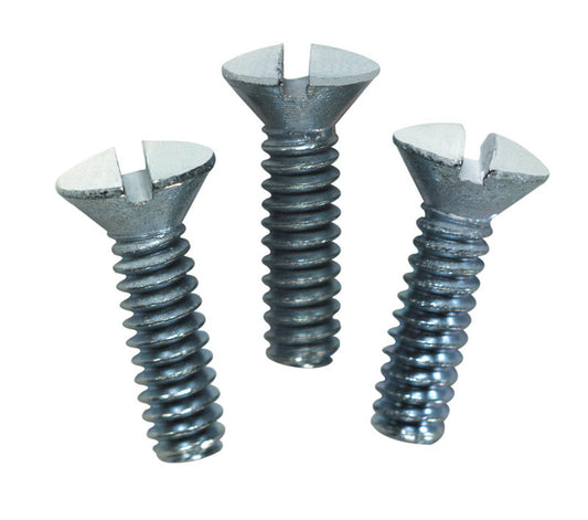 WALL PLATE SCREWS WHT